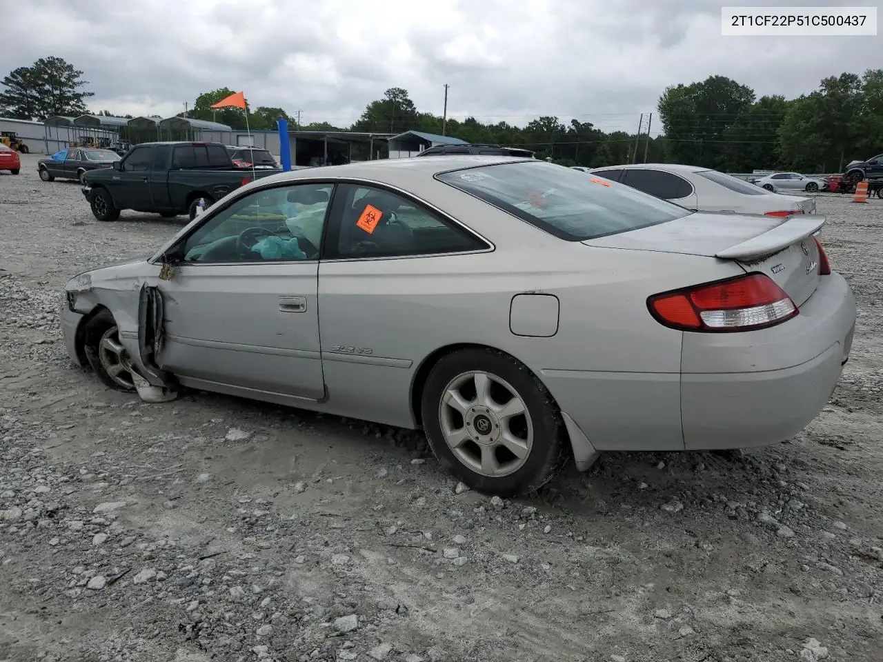 2001 Toyota Camry Solara Se VIN: 2T1CF22P51C500437 Lot: 58974515