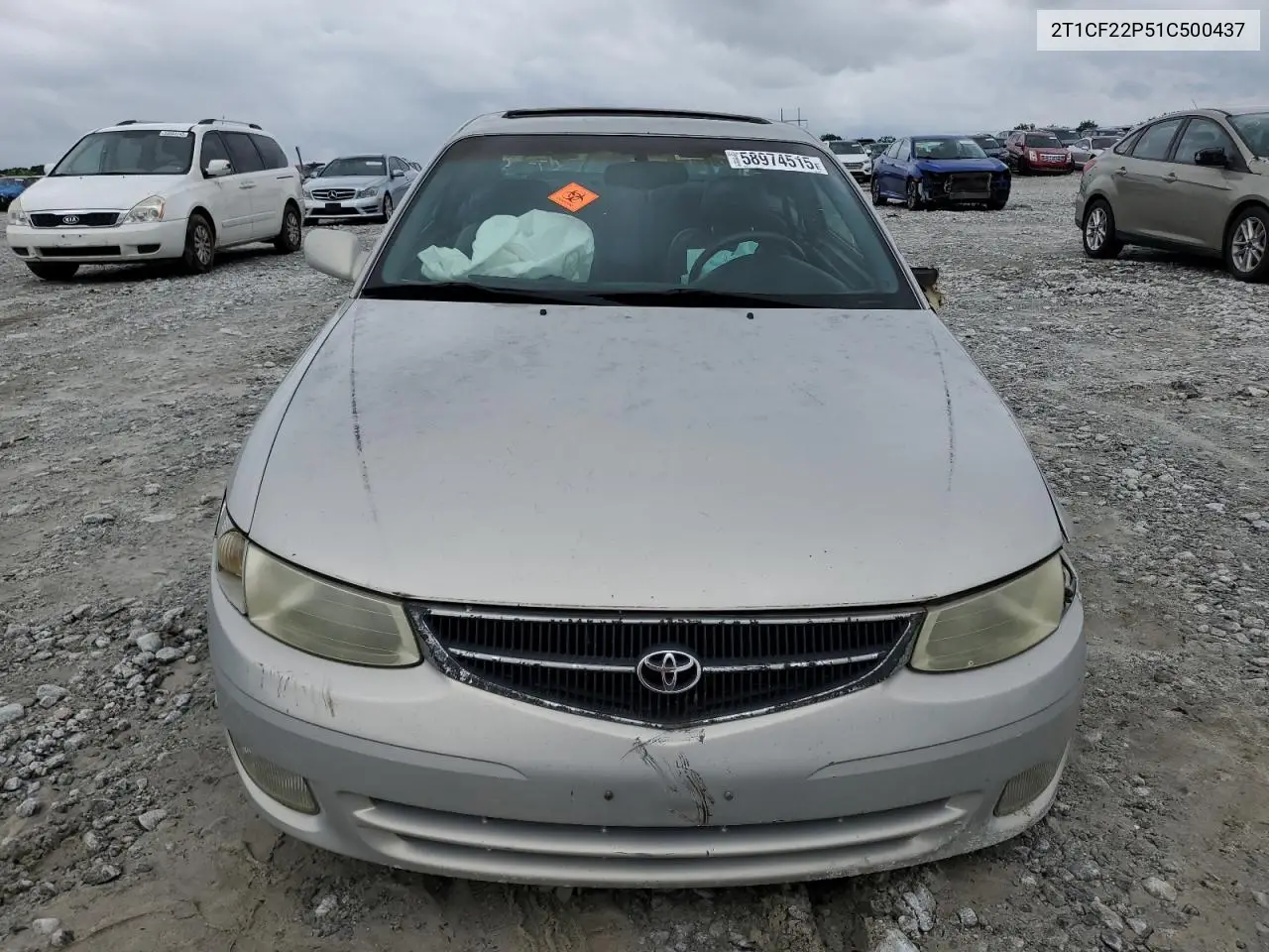 2001 Toyota Camry Solara Se VIN: 2T1CF22P51C500437 Lot: 58974515