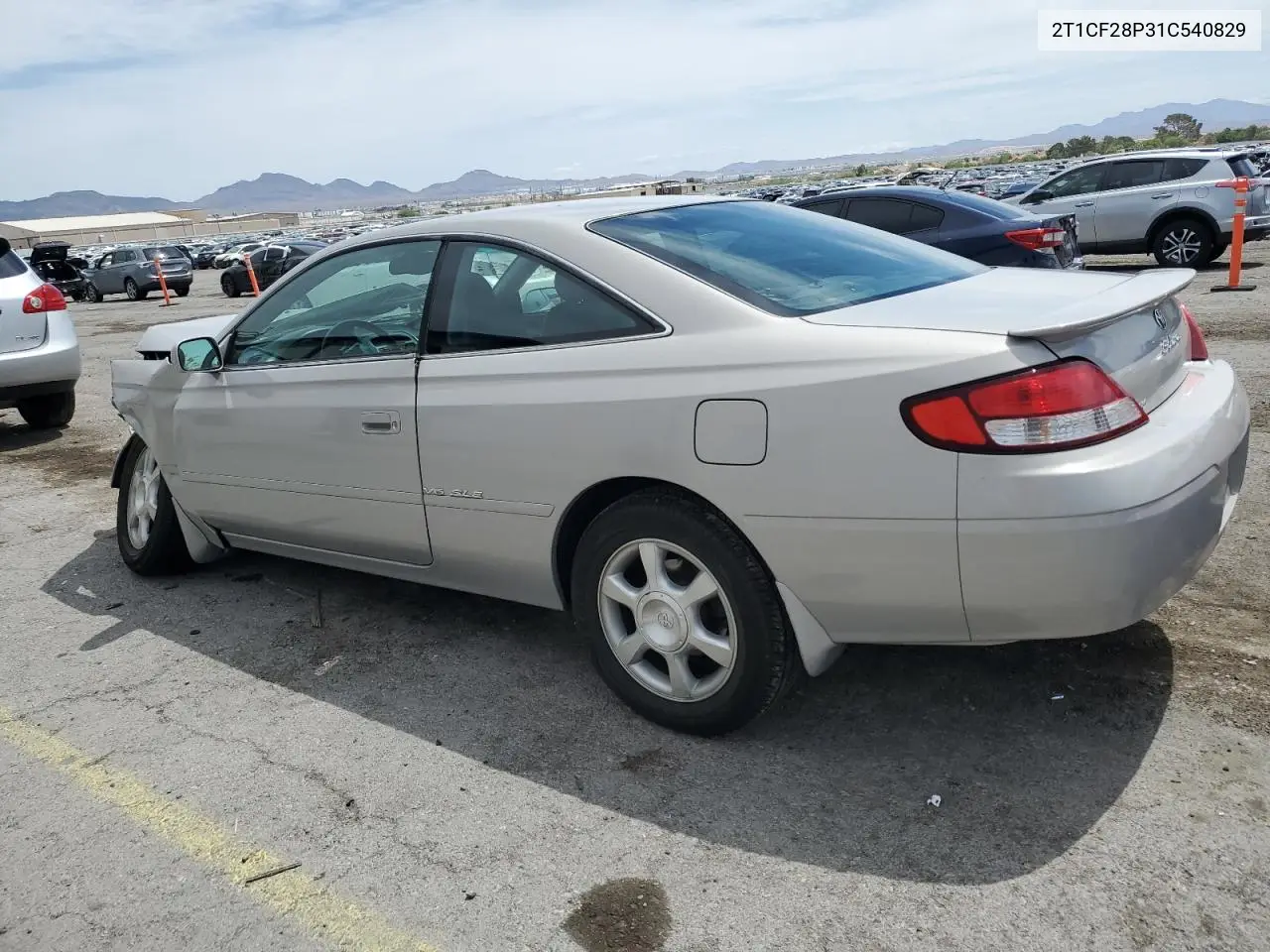 2001 Toyota Camry Solara Se VIN: 2T1CF28P31C540829 Lot: 59345655