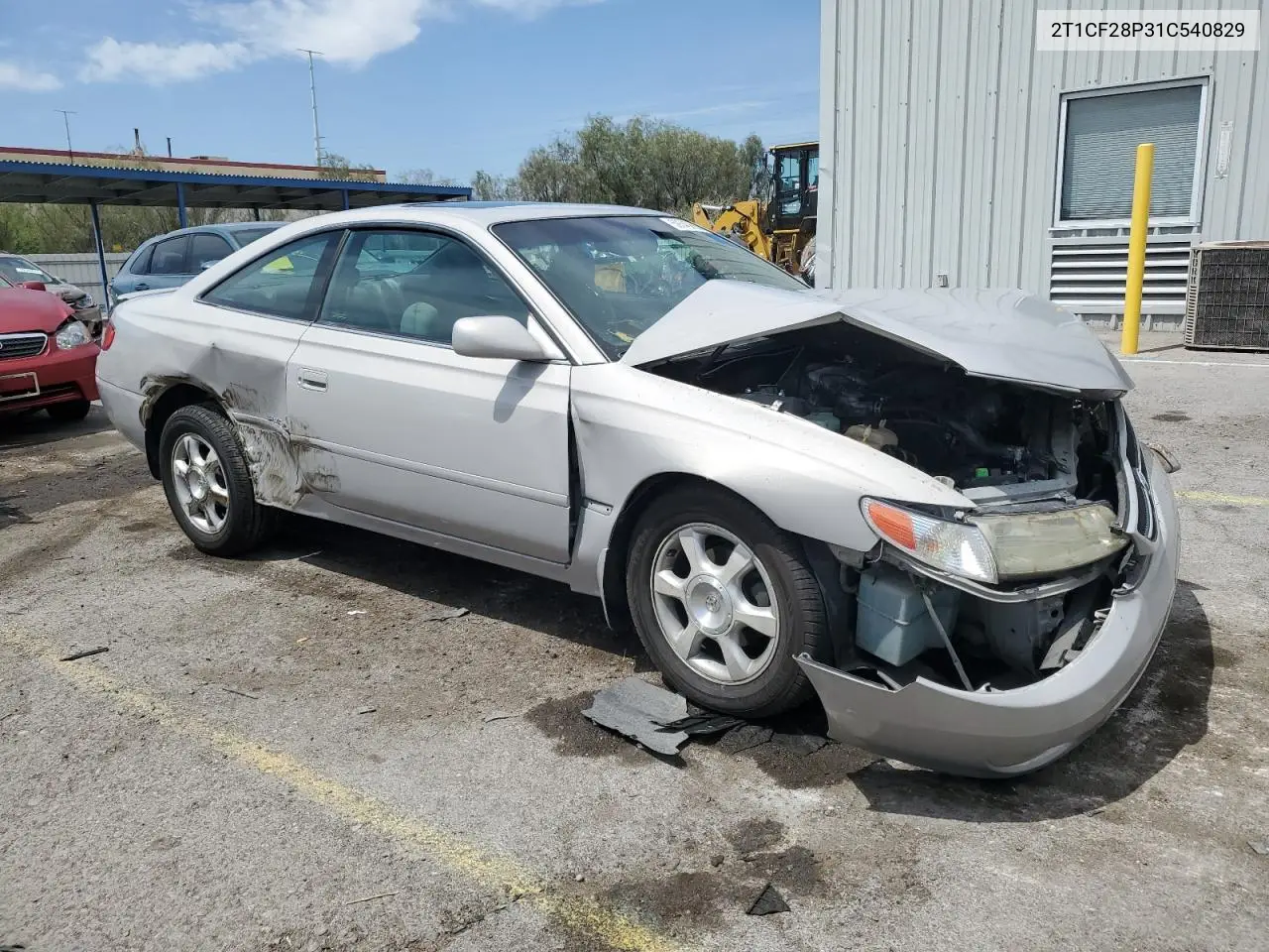 2001 Toyota Camry Solara Se VIN: 2T1CF28P31C540829 Lot: 59345655