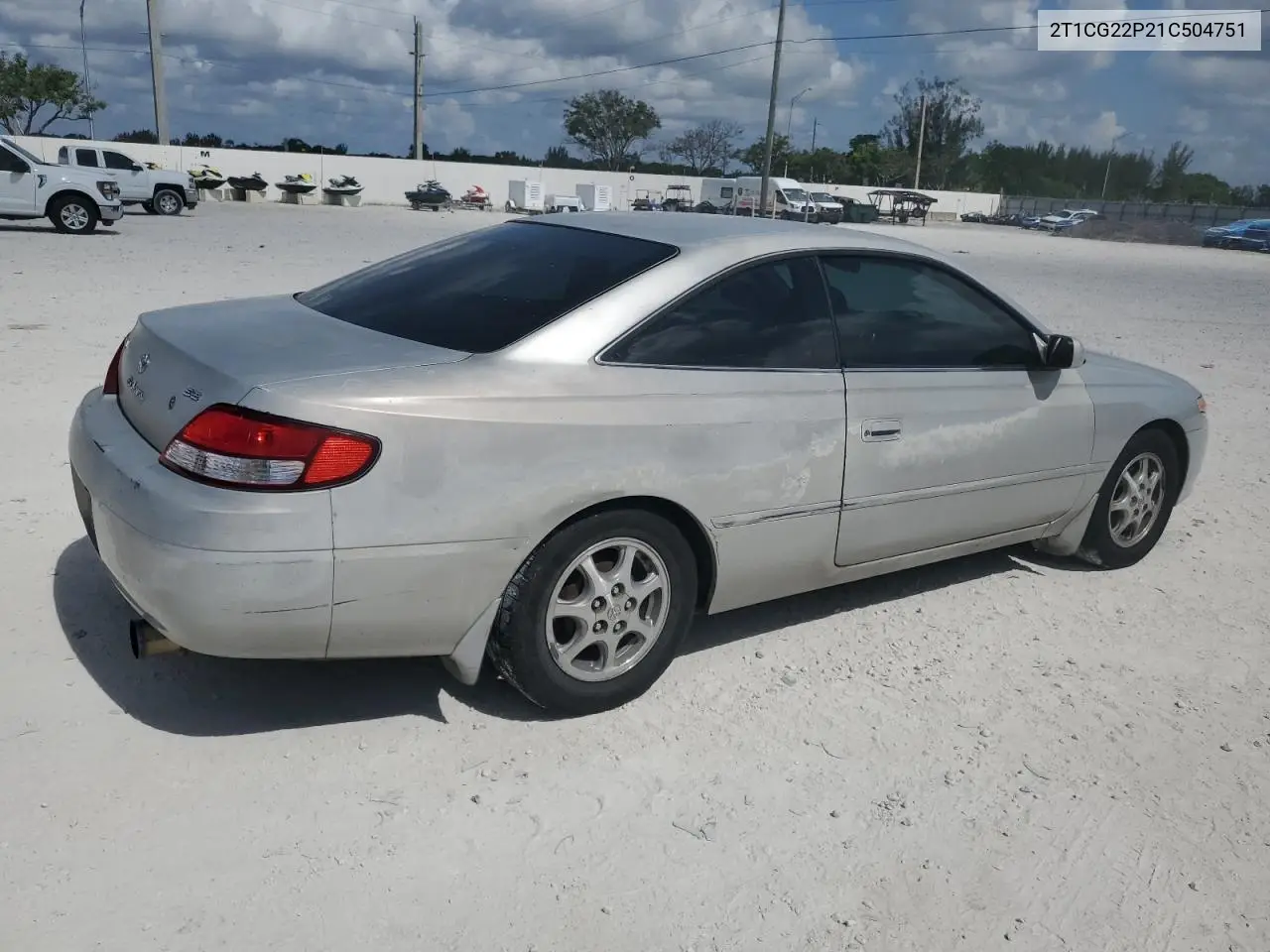 2001 Toyota Camry Solara Se VIN: 2T1CG22P21C504751 Lot: 60394485