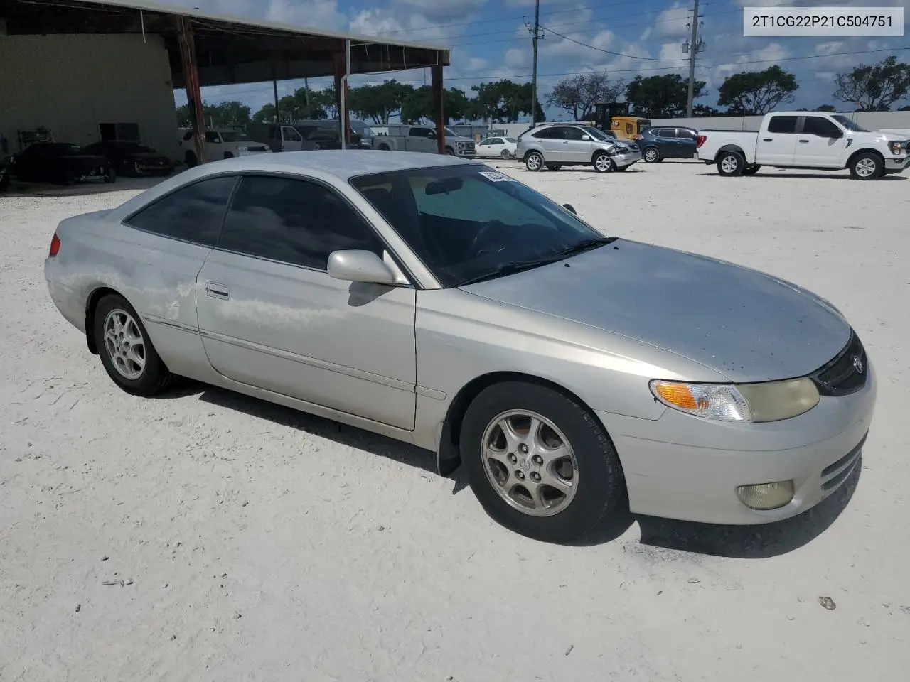 2001 Toyota Camry Solara Se VIN: 2T1CG22P21C504751 Lot: 60394485
