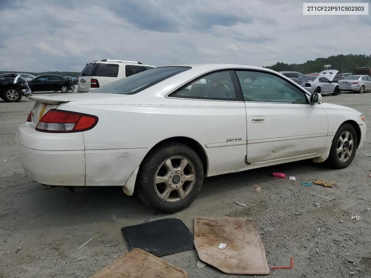 2001 Toyota Camry Solara Se VIN: 2T1CF22P51C502303 Lot: 60786875