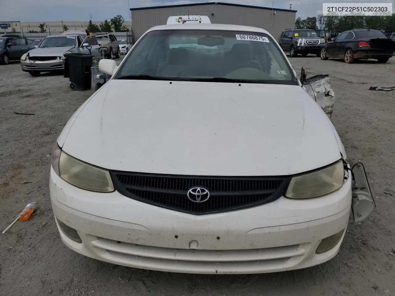 2001 Toyota Camry Solara Se VIN: 2T1CF22P51C502303 Lot: 60786875