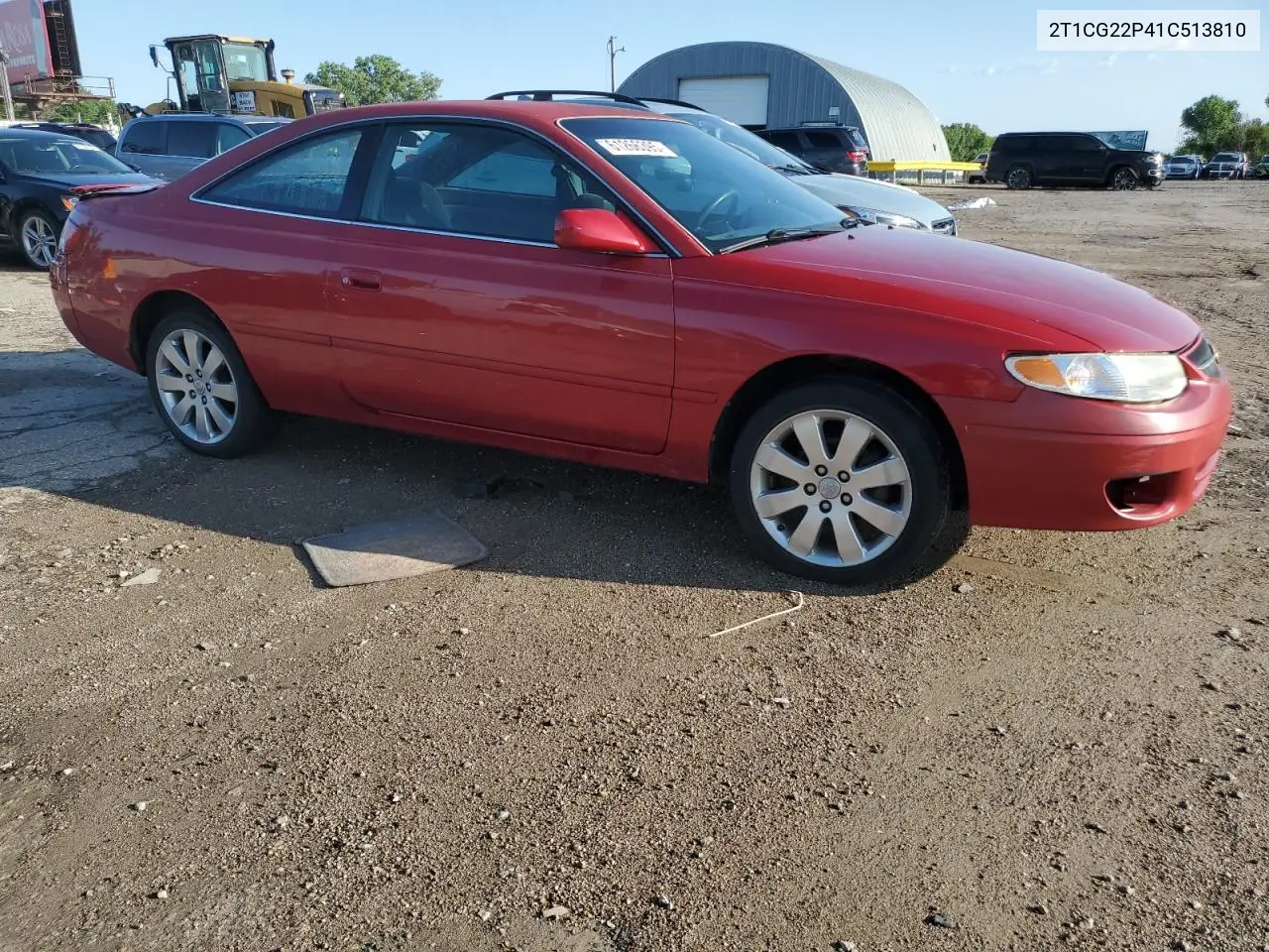 2001 Toyota Camry Solara Se VIN: 2T1CG22P41C513810 Lot: 61266395