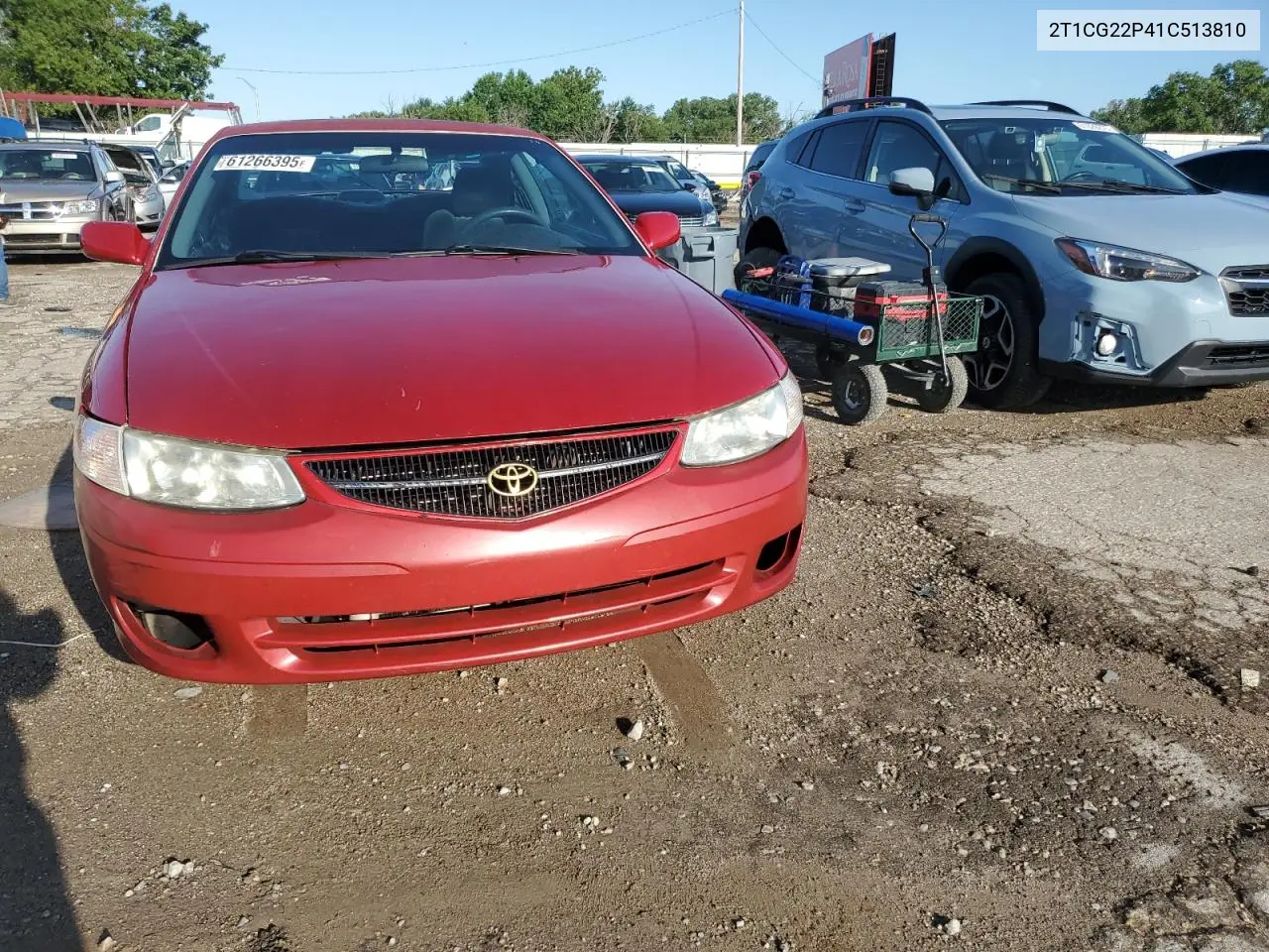 2001 Toyota Camry Solara Se VIN: 2T1CG22P41C513810 Lot: 61266395