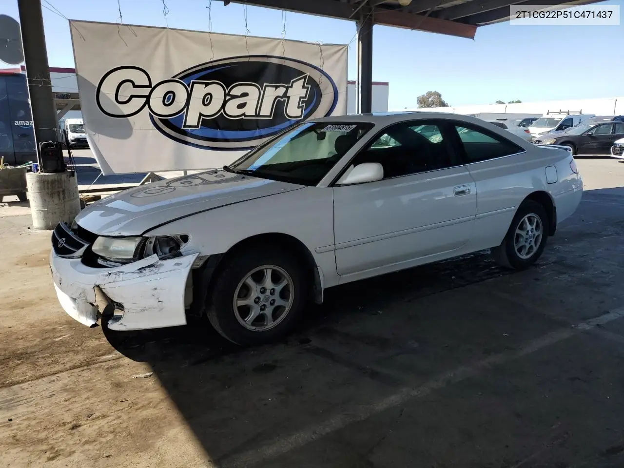 2001 Toyota Camry Solara Se VIN: 2T1CG22P51C471437 Lot: 61604875