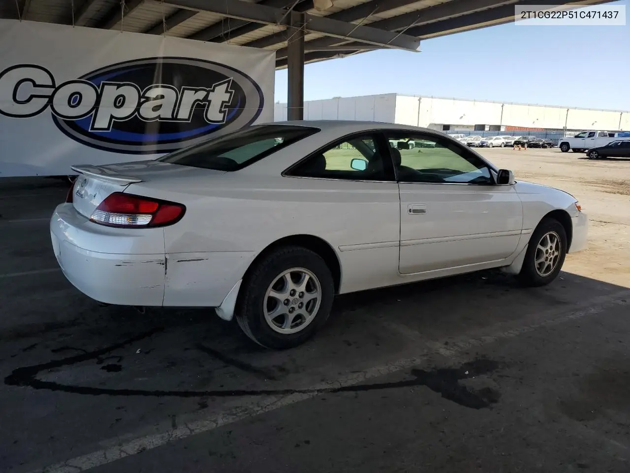 2001 Toyota Camry Solara Se VIN: 2T1CG22P51C471437 Lot: 61604875