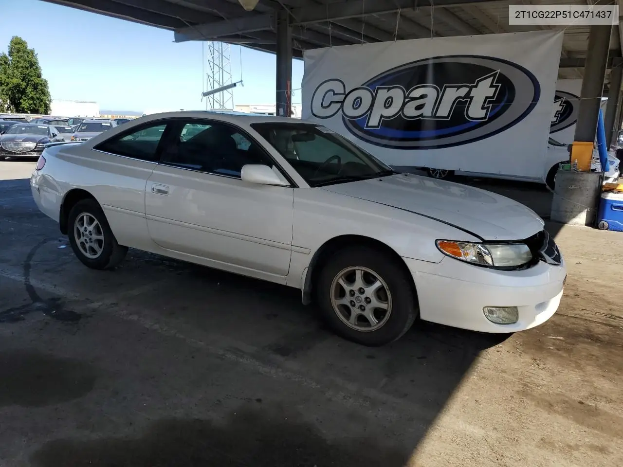 2001 Toyota Camry Solara Se VIN: 2T1CG22P51C471437 Lot: 61604875