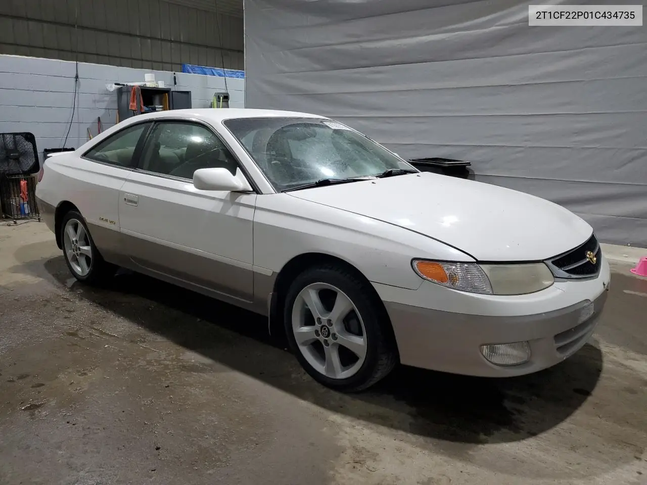 2001 Toyota Camry Solara Se VIN: 2T1CF22P01C434735 Lot: 61920315