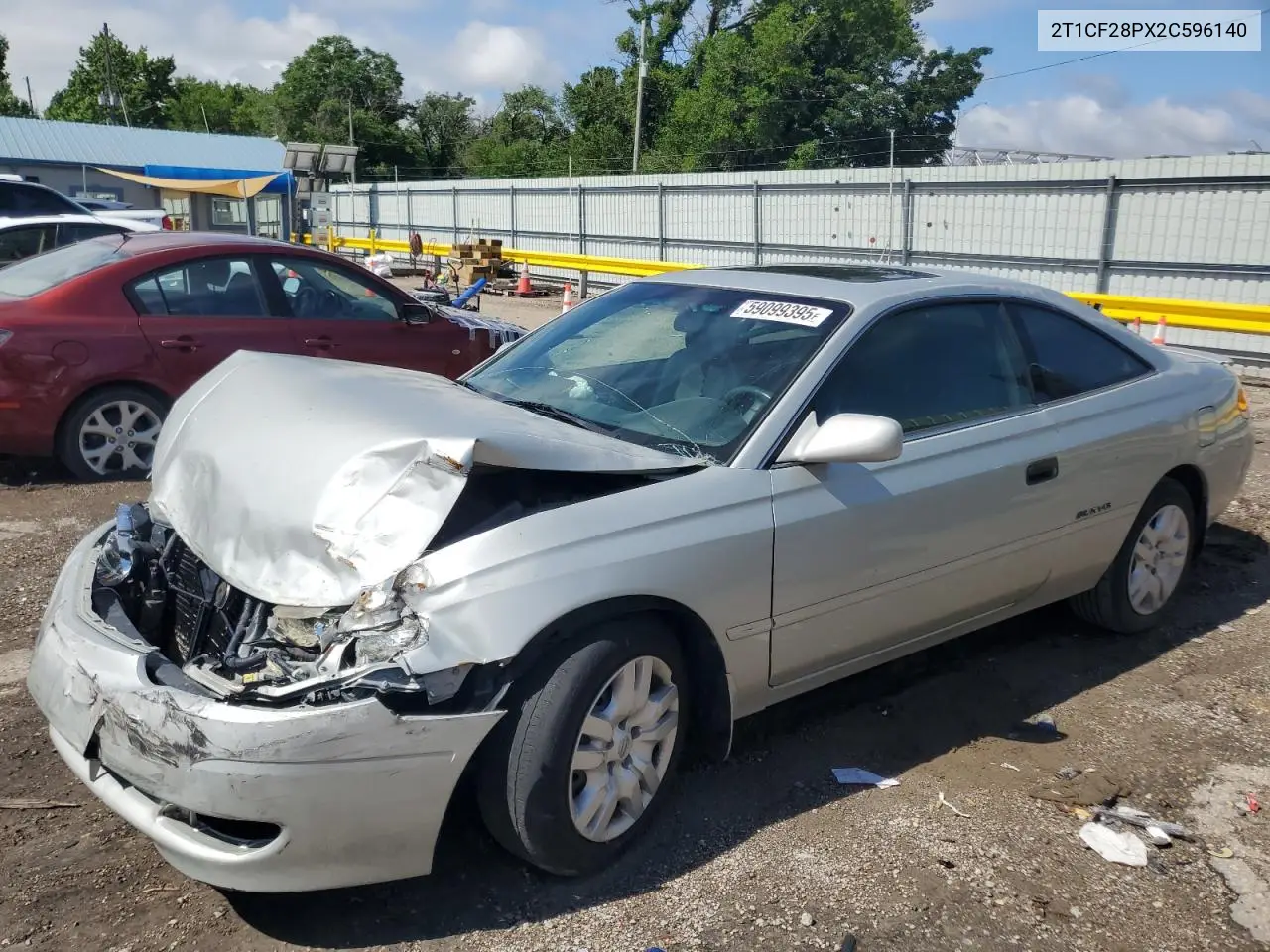 2002 Toyota Camry Solara Se VIN: 2T1CF28PX2C596140 Lot: 59099395
