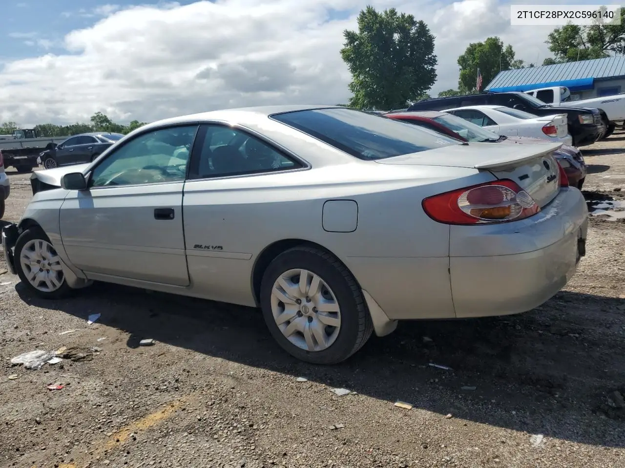 2002 Toyota Camry Solara Se VIN: 2T1CF28PX2C596140 Lot: 59099395