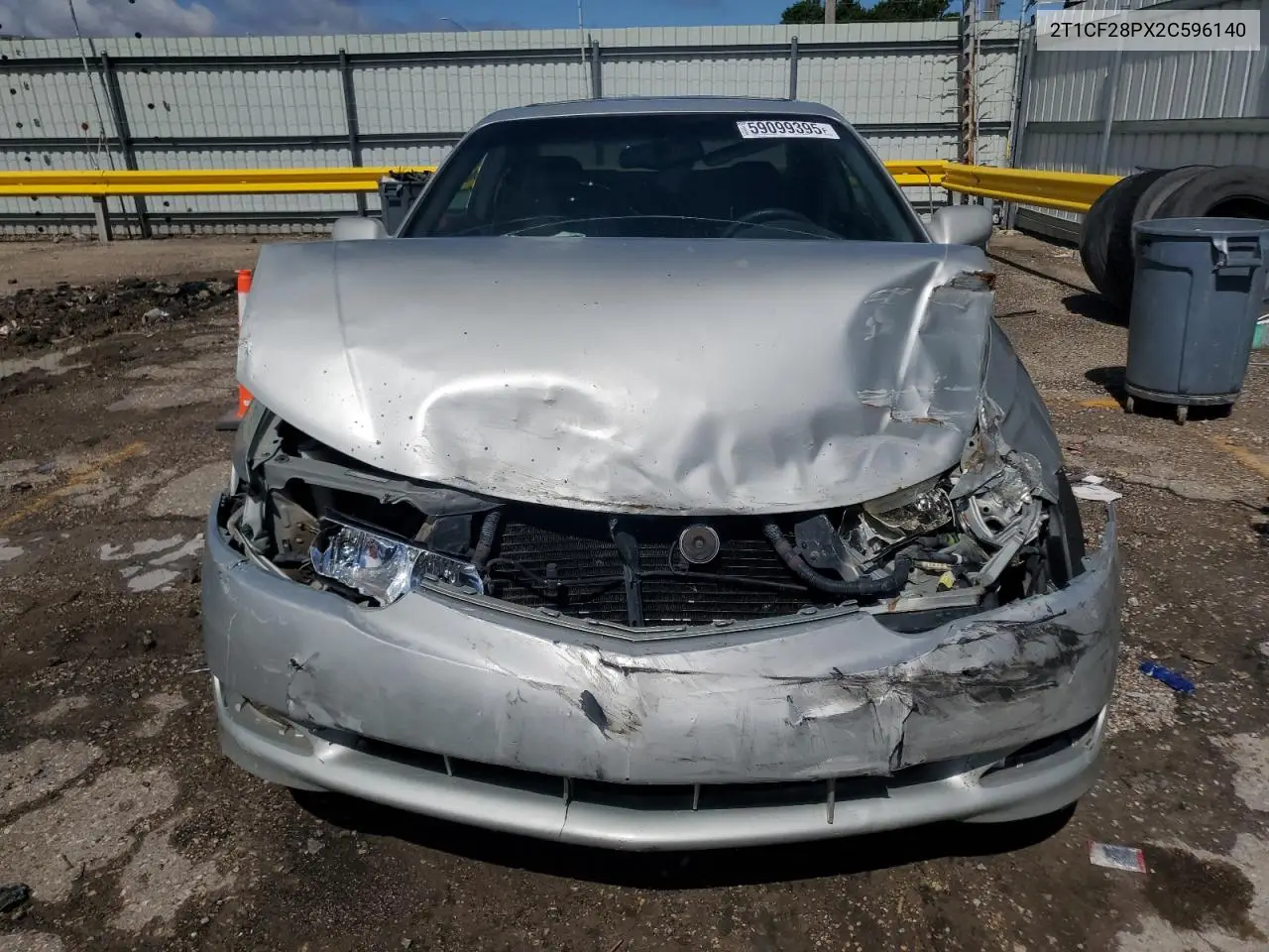 2002 Toyota Camry Solara Se VIN: 2T1CF28PX2C596140 Lot: 59099395