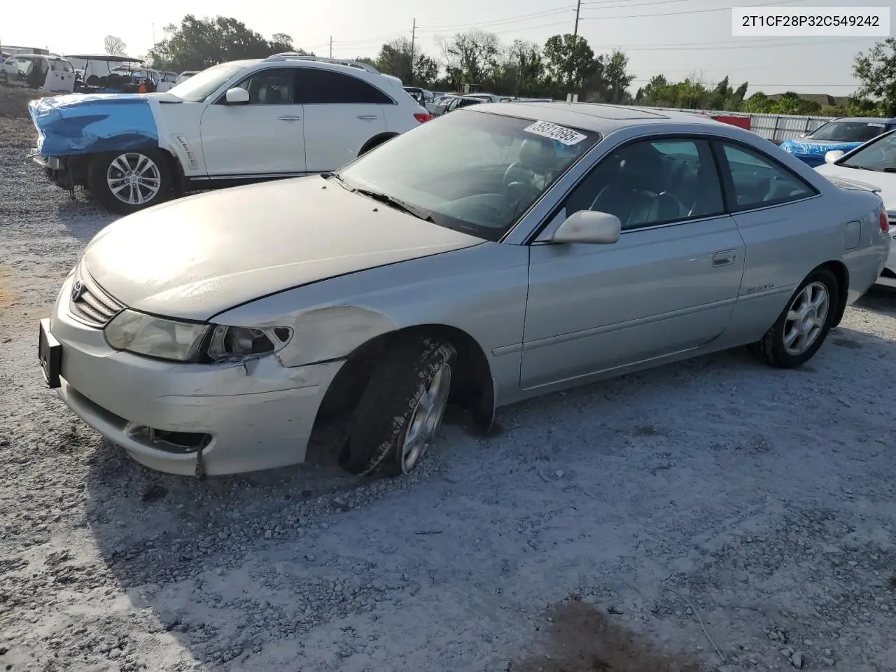 2002 Toyota Camry Solara Se VIN: 2T1CF28P32C549242 Lot: 59312695