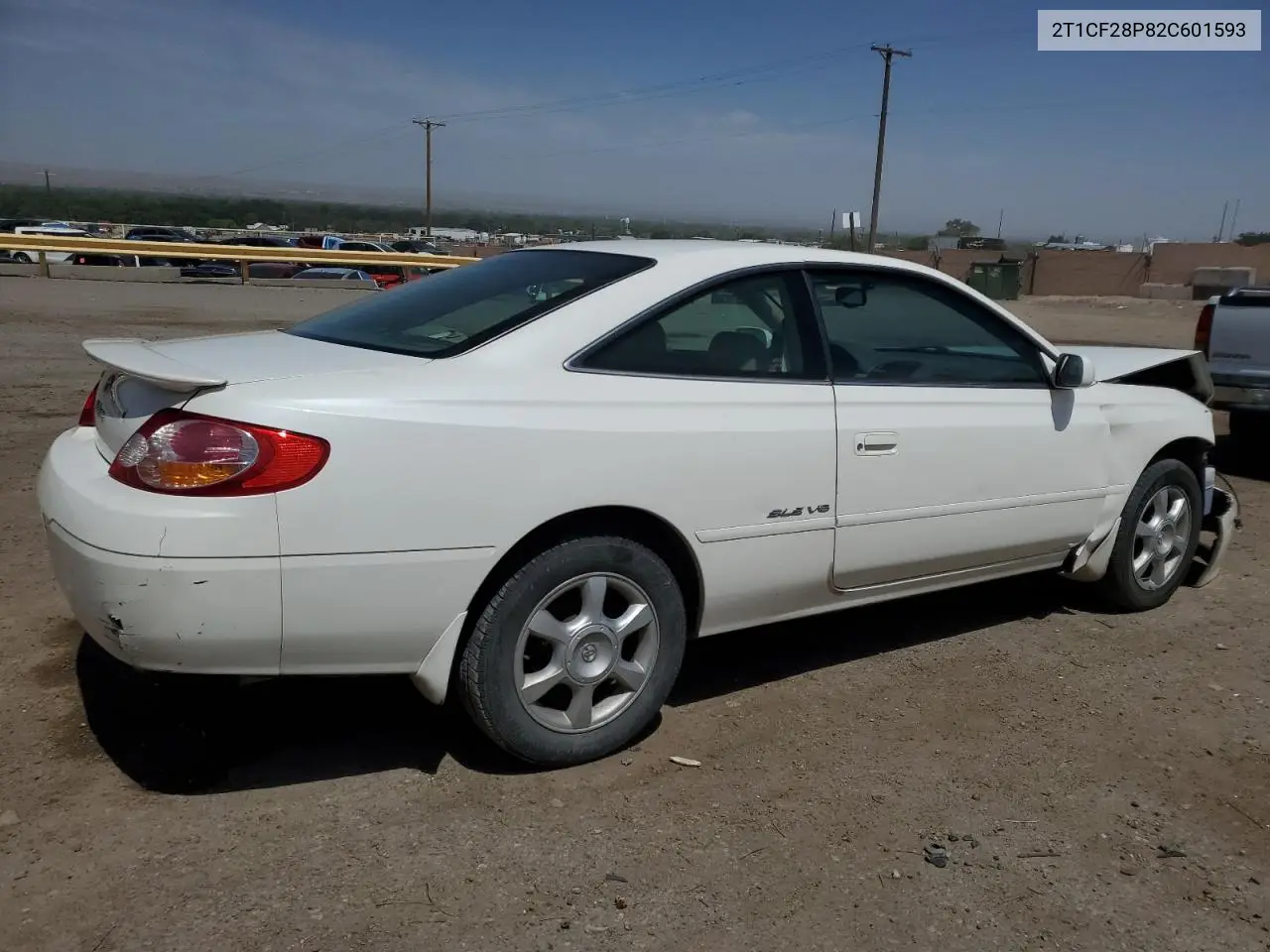 2002 Toyota Camry Solara Se VIN: 2T1CF28P82C601593 Lot: 60487005