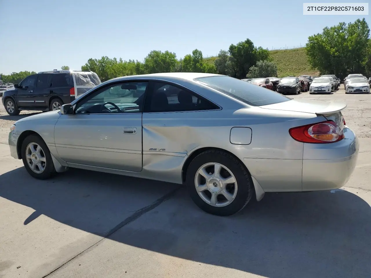 2002 Toyota Camry Solara Se VIN: 2T1CF22P82C571603 Lot: 61211805
