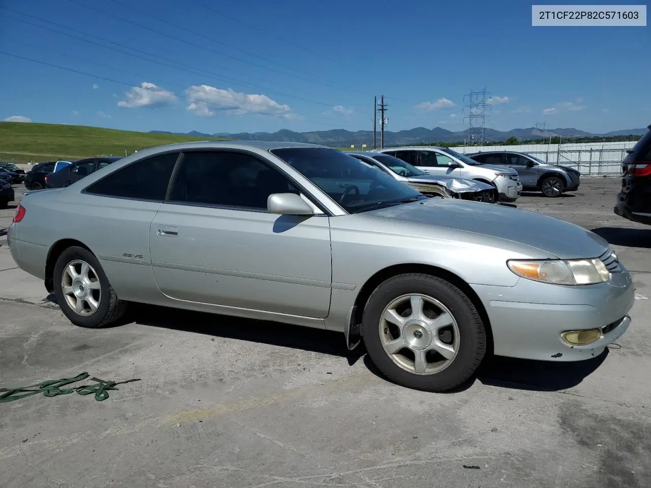 2002 Toyota Camry Solara Se VIN: 2T1CF22P82C571603 Lot: 61211805