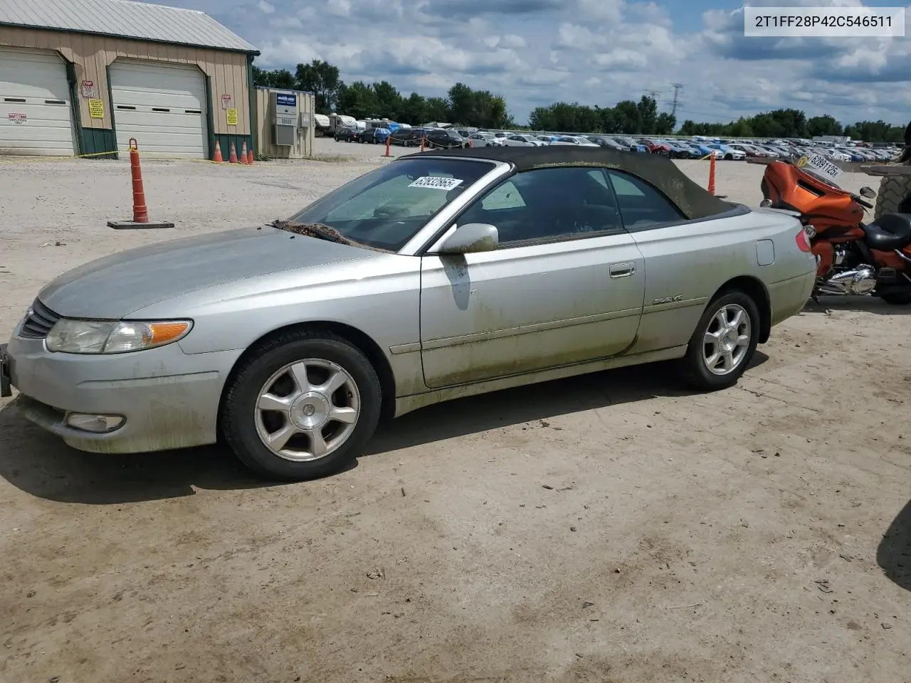 2002 Toyota Camry Solara Se VIN: 2T1FF28P42C546511 Lot: 62832865