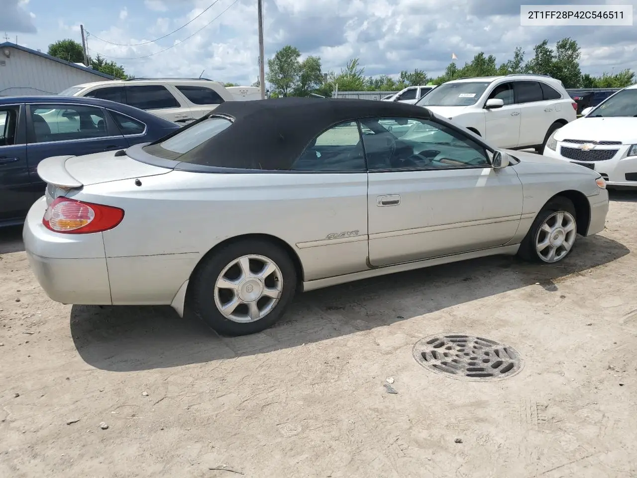 2002 Toyota Camry Solara Se VIN: 2T1FF28P42C546511 Lot: 62832865
