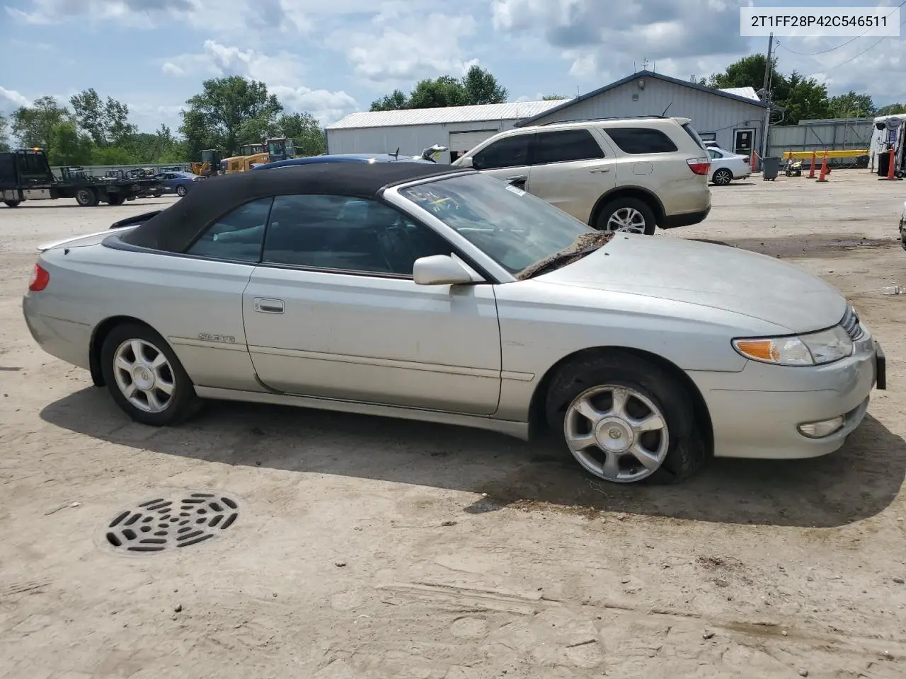 2002 Toyota Camry Solara Se VIN: 2T1FF28P42C546511 Lot: 62832865