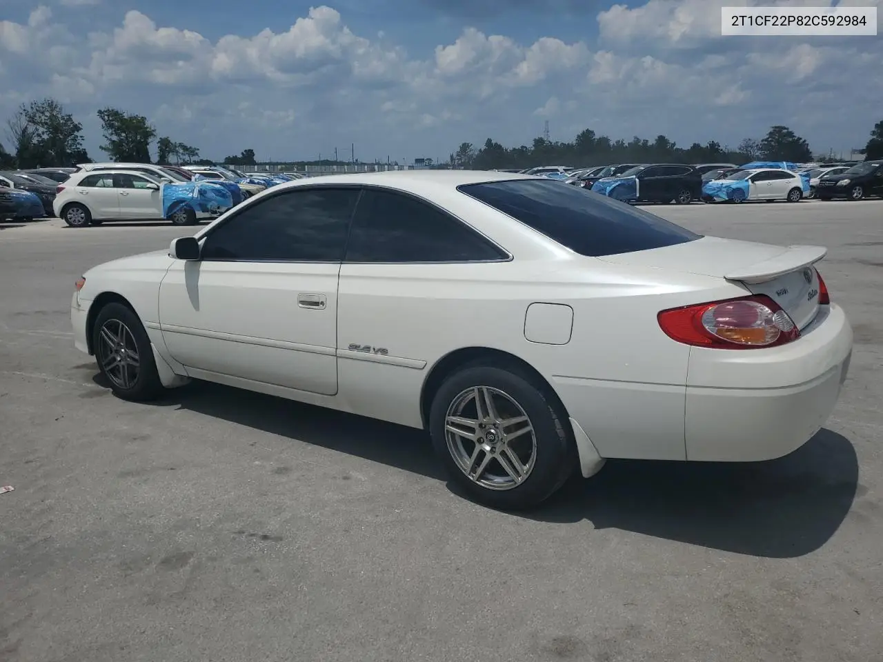 2002 Toyota Camry Solara Se VIN: 2T1CF22P82C592984 Lot: 63366635
