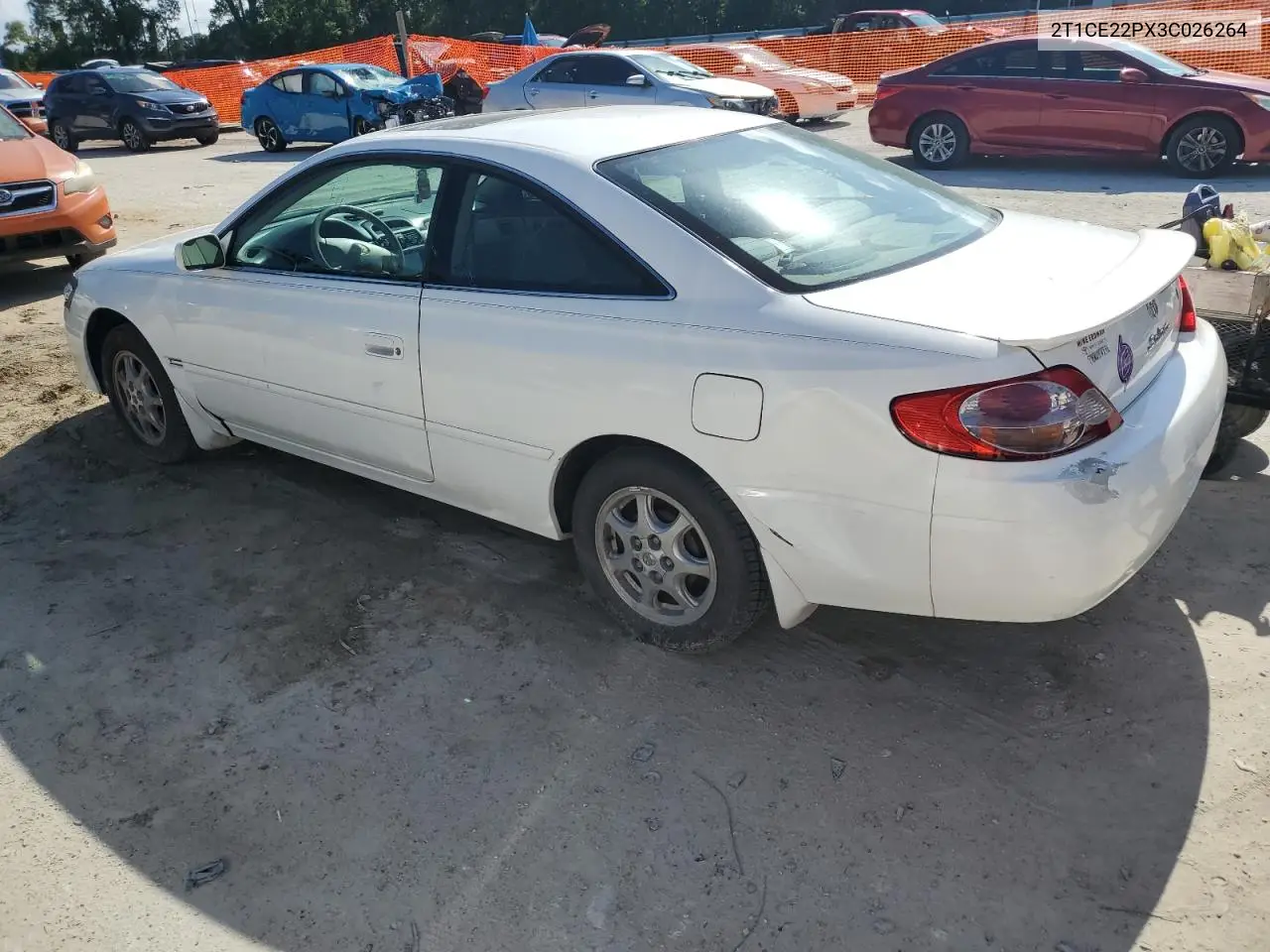 2003 Toyota Camry Solara Se VIN: 2T1CE22PX3C026264 Lot: 61167065