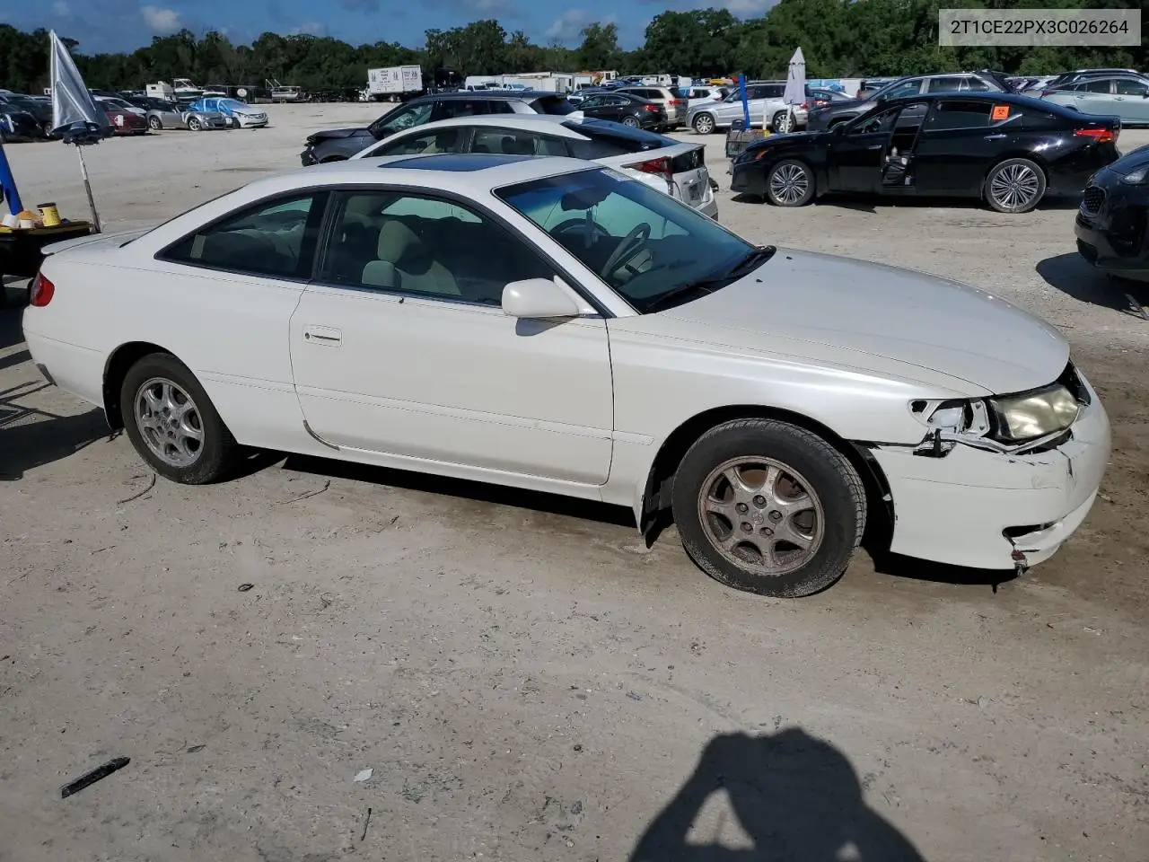 2003 Toyota Camry Solara Se VIN: 2T1CE22PX3C026264 Lot: 61167065