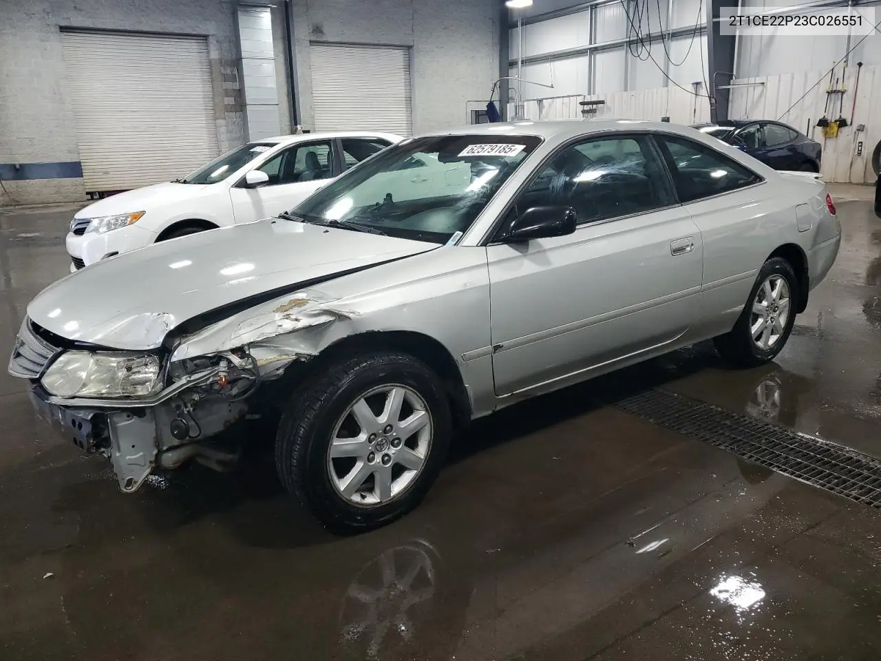 2003 Toyota Camry Solara Se VIN: 2T1CE22P23C026551 Lot: 62579185