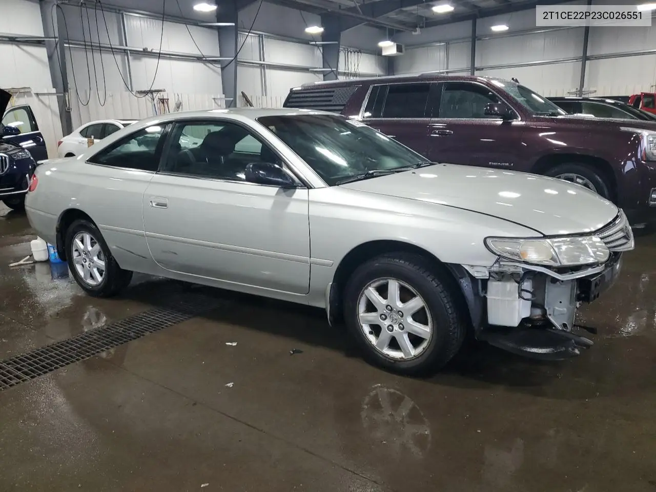 2003 Toyota Camry Solara Se VIN: 2T1CE22P23C026551 Lot: 62579185