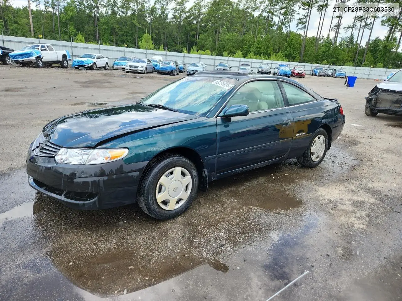 2003 Toyota Camry Solara Se VIN: 2T1CF28P33C603530 Lot: 63270915