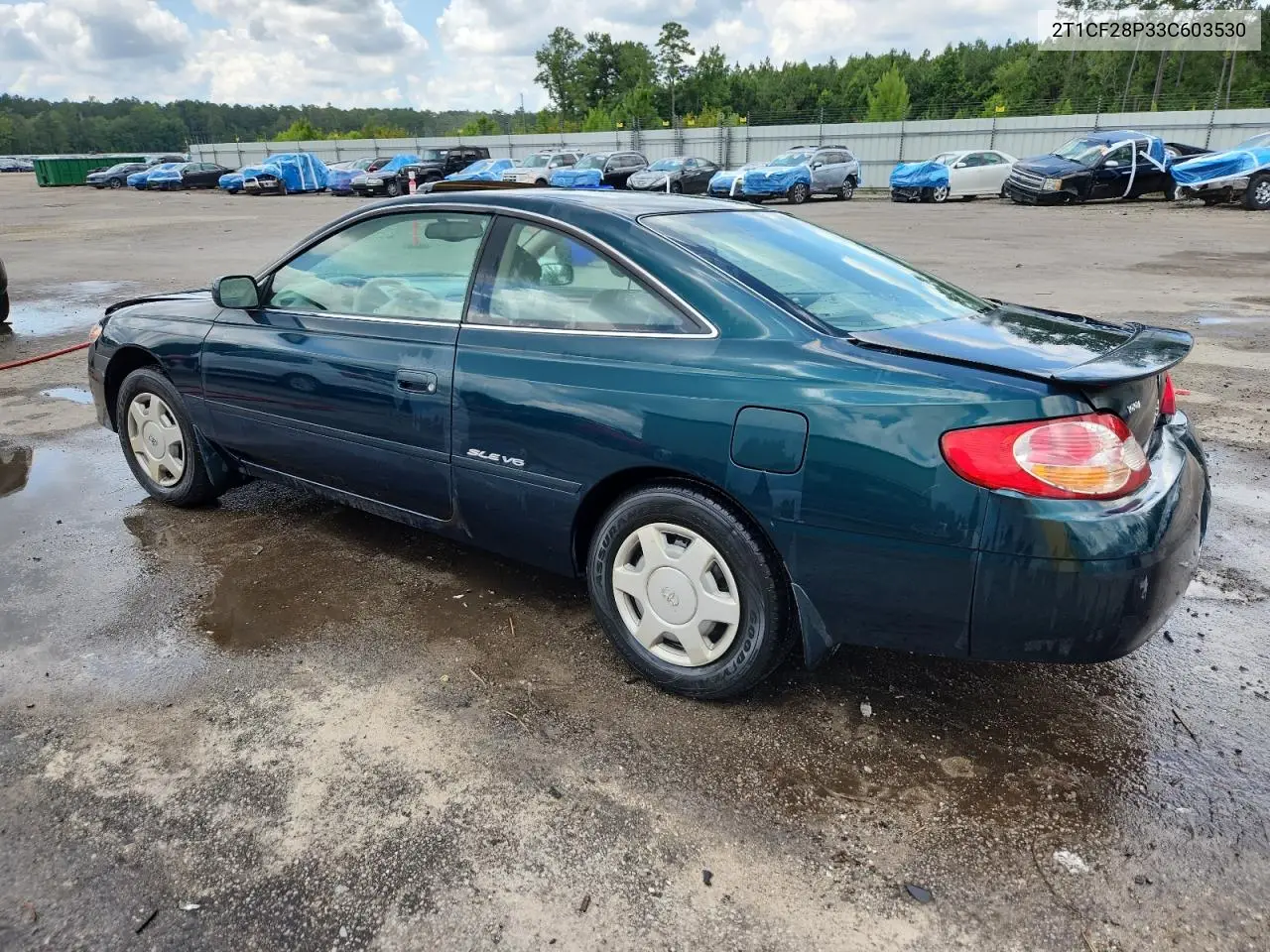 2003 Toyota Camry Solara Se VIN: 2T1CF28P33C603530 Lot: 63270915