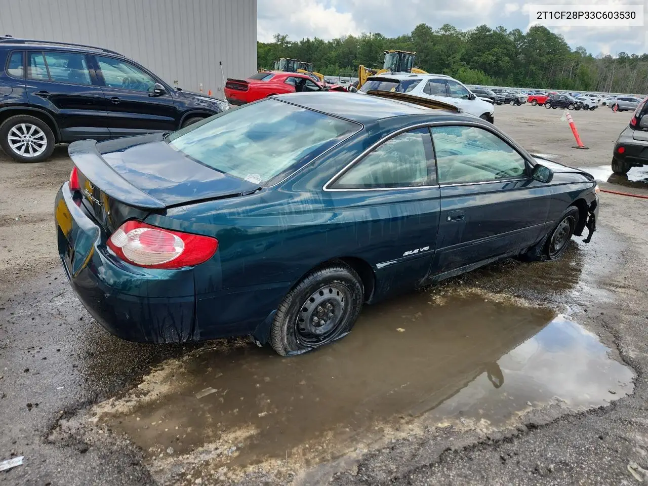 2003 Toyota Camry Solara Se VIN: 2T1CF28P33C603530 Lot: 63270915