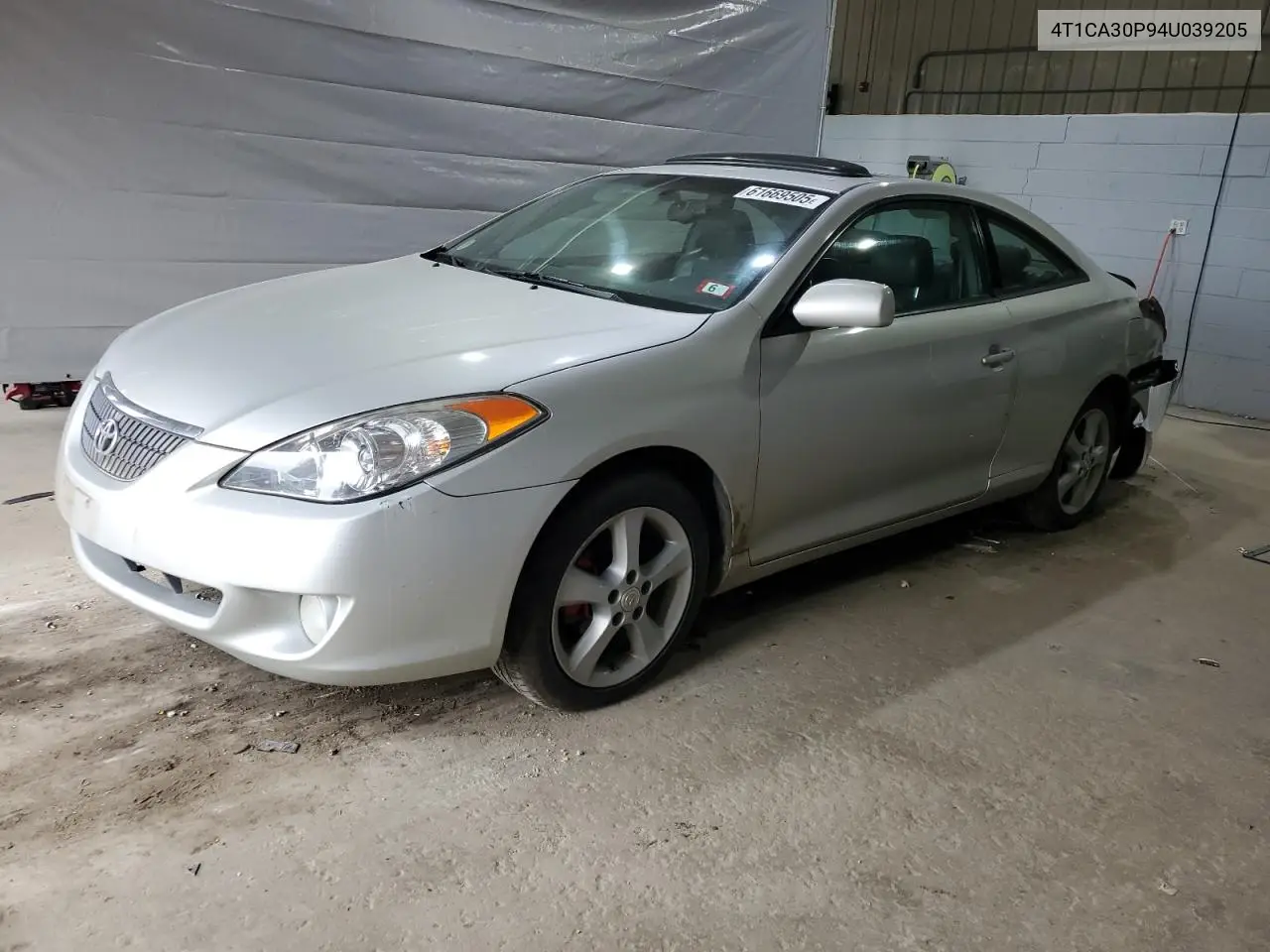 2004 Toyota Camry Solara Se VIN: 4T1CA30P94U039205 Lot: 61669505