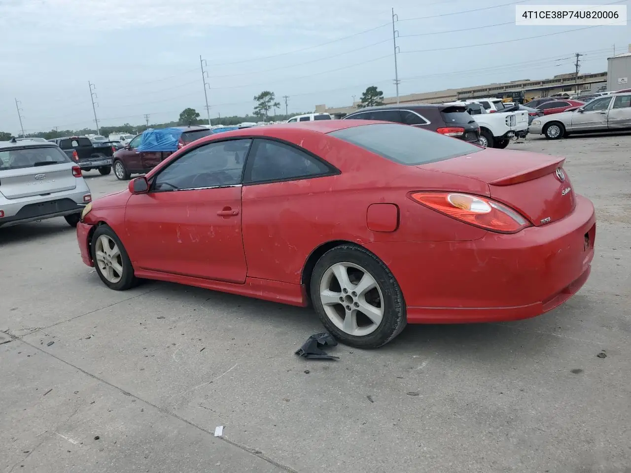 2004 Toyota Camry Solara Se VIN: 4T1CE38P74U820006 Lot: 62323085
