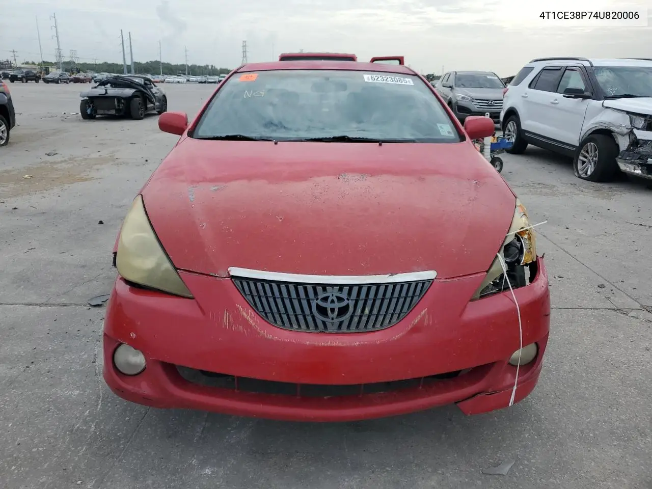 2004 Toyota Camry Solara Se VIN: 4T1CE38P74U820006 Lot: 62323085
