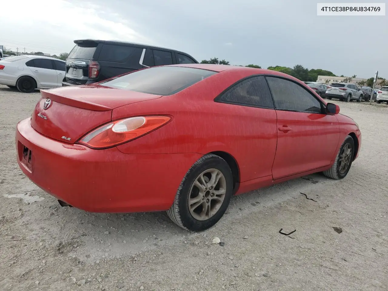 2004 Toyota Camry Solara Se VIN: 4T1CE38P84U834769 Lot: 63390605