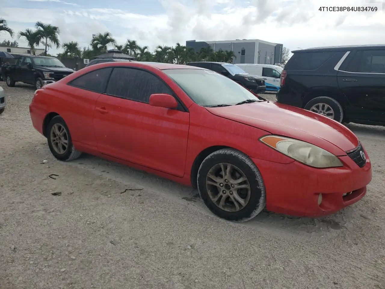 2004 Toyota Camry Solara Se VIN: 4T1CE38P84U834769 Lot: 63390605