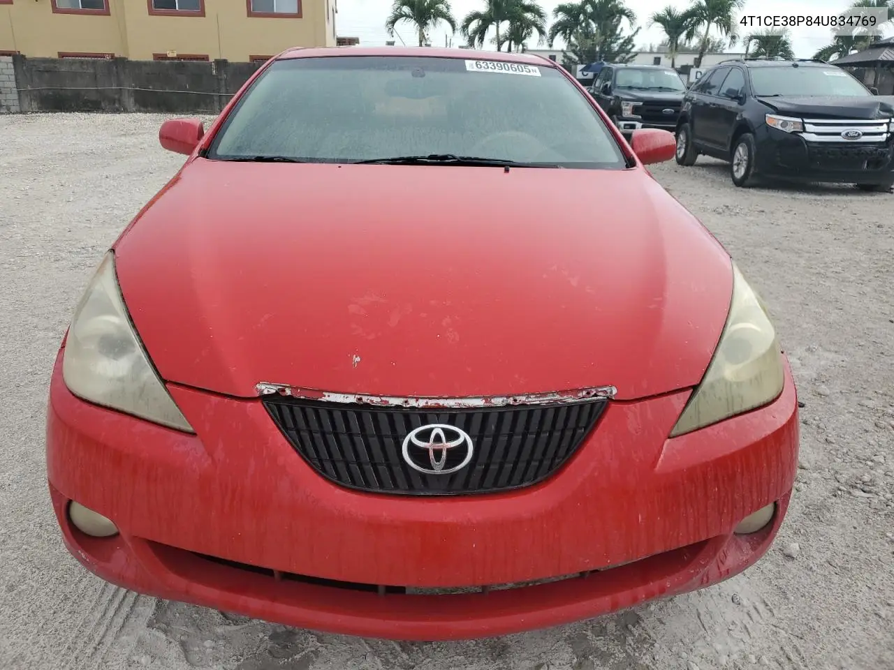 2004 Toyota Camry Solara Se VIN: 4T1CE38P84U834769 Lot: 63390605