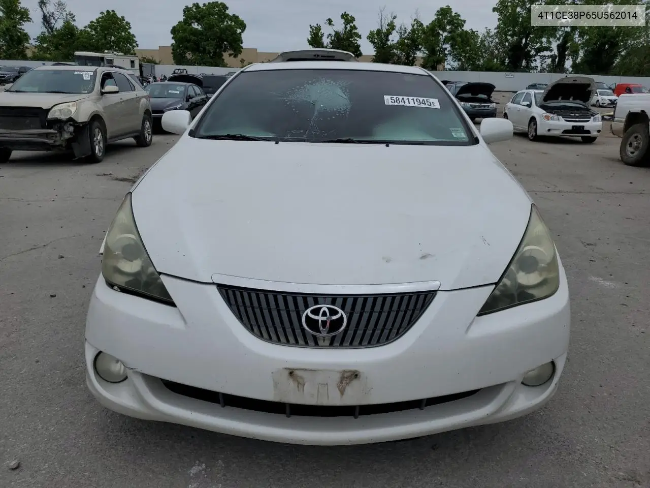 2005 Toyota Camry Solara Se VIN: 4T1CE38P65U562014 Lot: 58411945