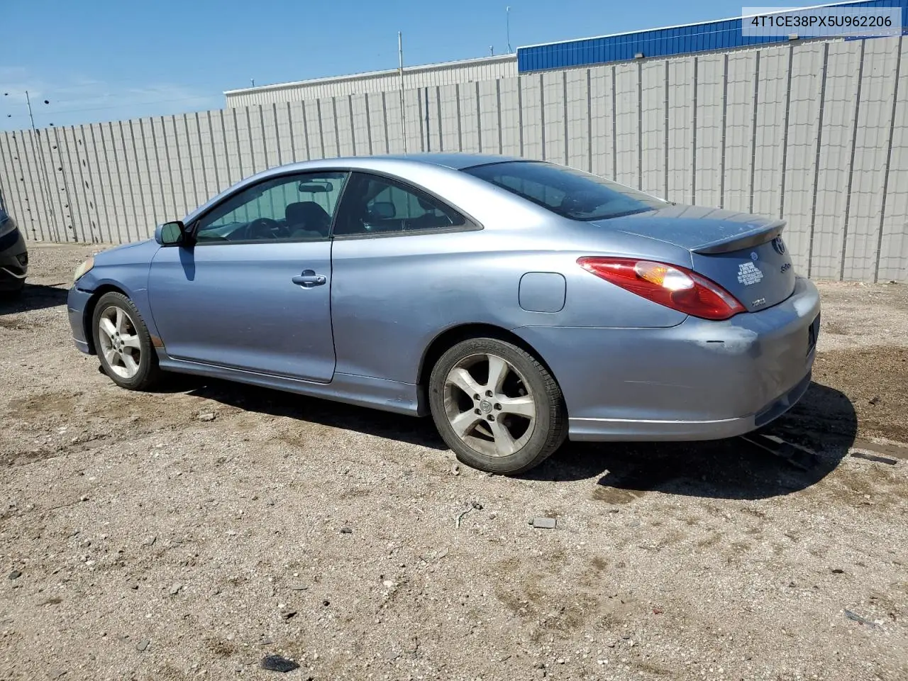 2005 Toyota Camry Solara Se VIN: 4T1CE38PX5U962206 Lot: 62611715