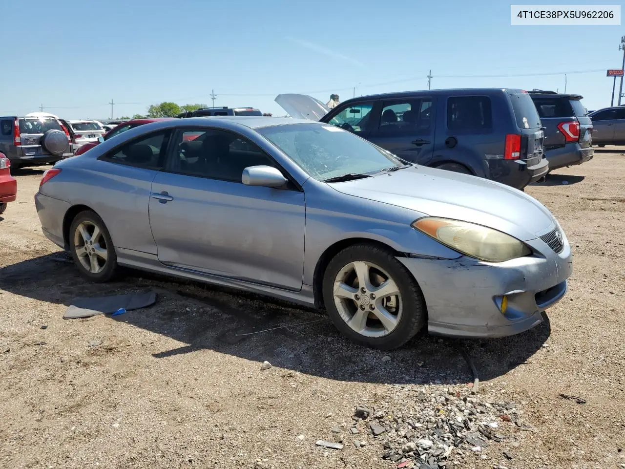 2005 Toyota Camry Solara Se VIN: 4T1CE38PX5U962206 Lot: 62611715