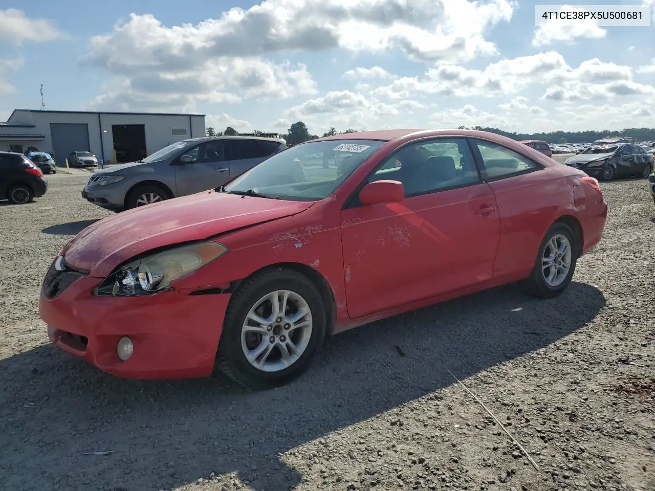 2005 Toyota Camry Solara Se VIN: 4T1CE38PX5U500681 Lot: 62745705