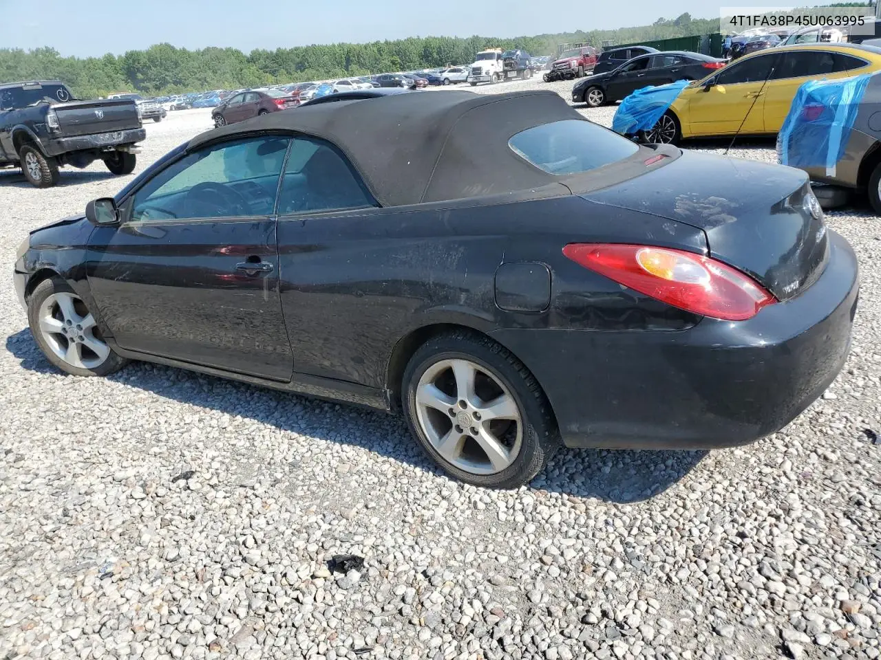 2005 Toyota Camry Solara Se VIN: 4T1FA38P45U063995 Lot: 62864975