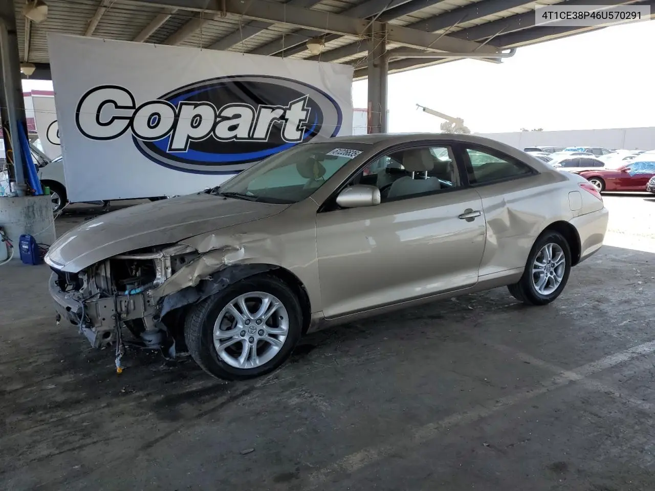 2006 Toyota Camry Solara Se VIN: 4T1CE38P46U570291 Lot: 61226635