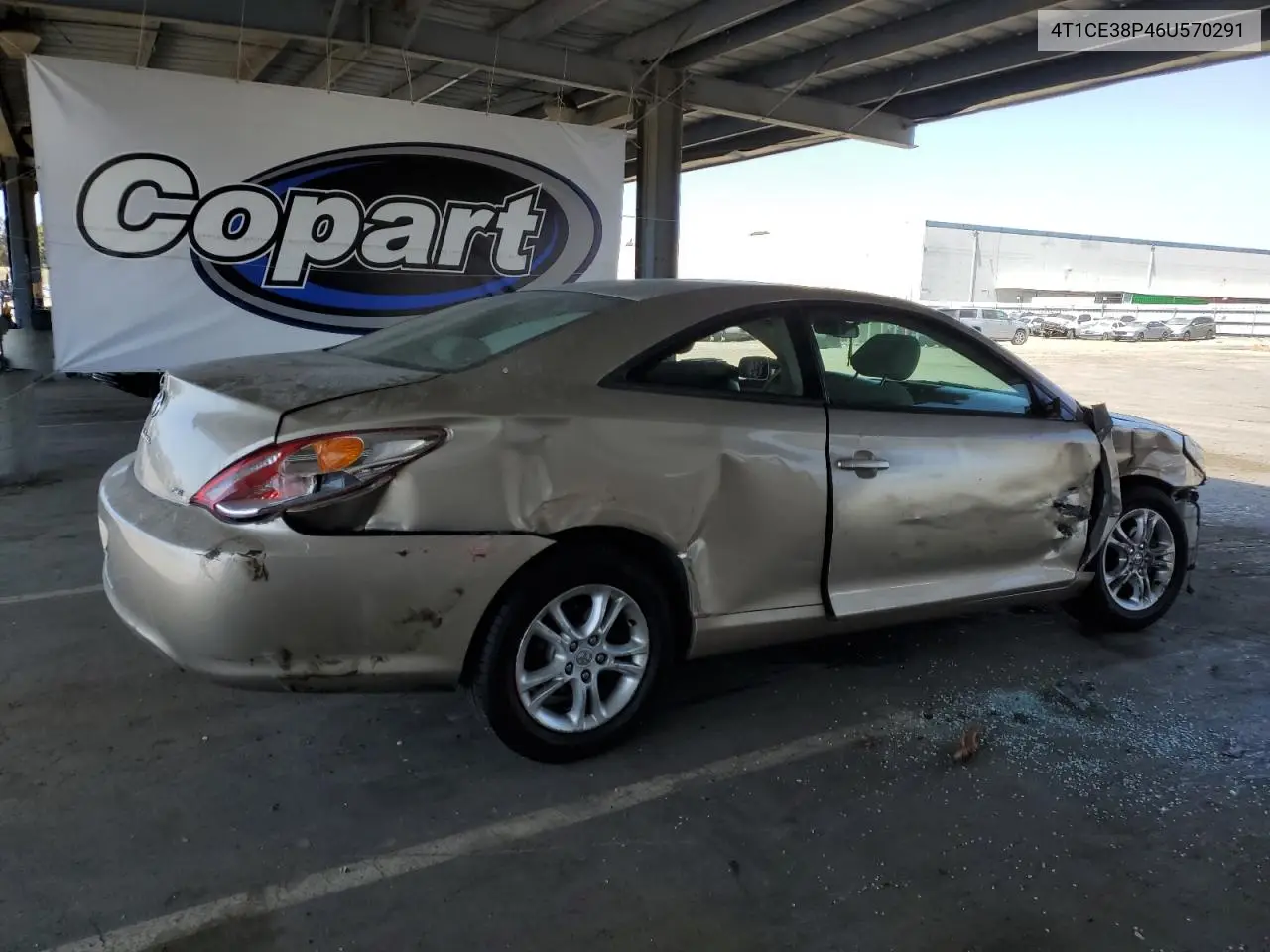 2006 Toyota Camry Solara Se VIN: 4T1CE38P46U570291 Lot: 61226635