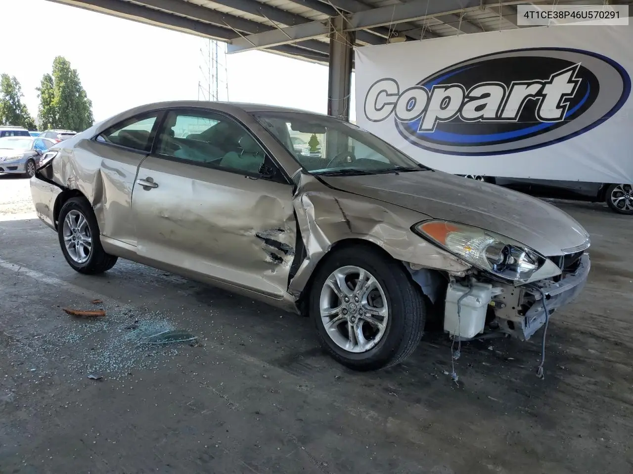 2006 Toyota Camry Solara Se VIN: 4T1CE38P46U570291 Lot: 61226635