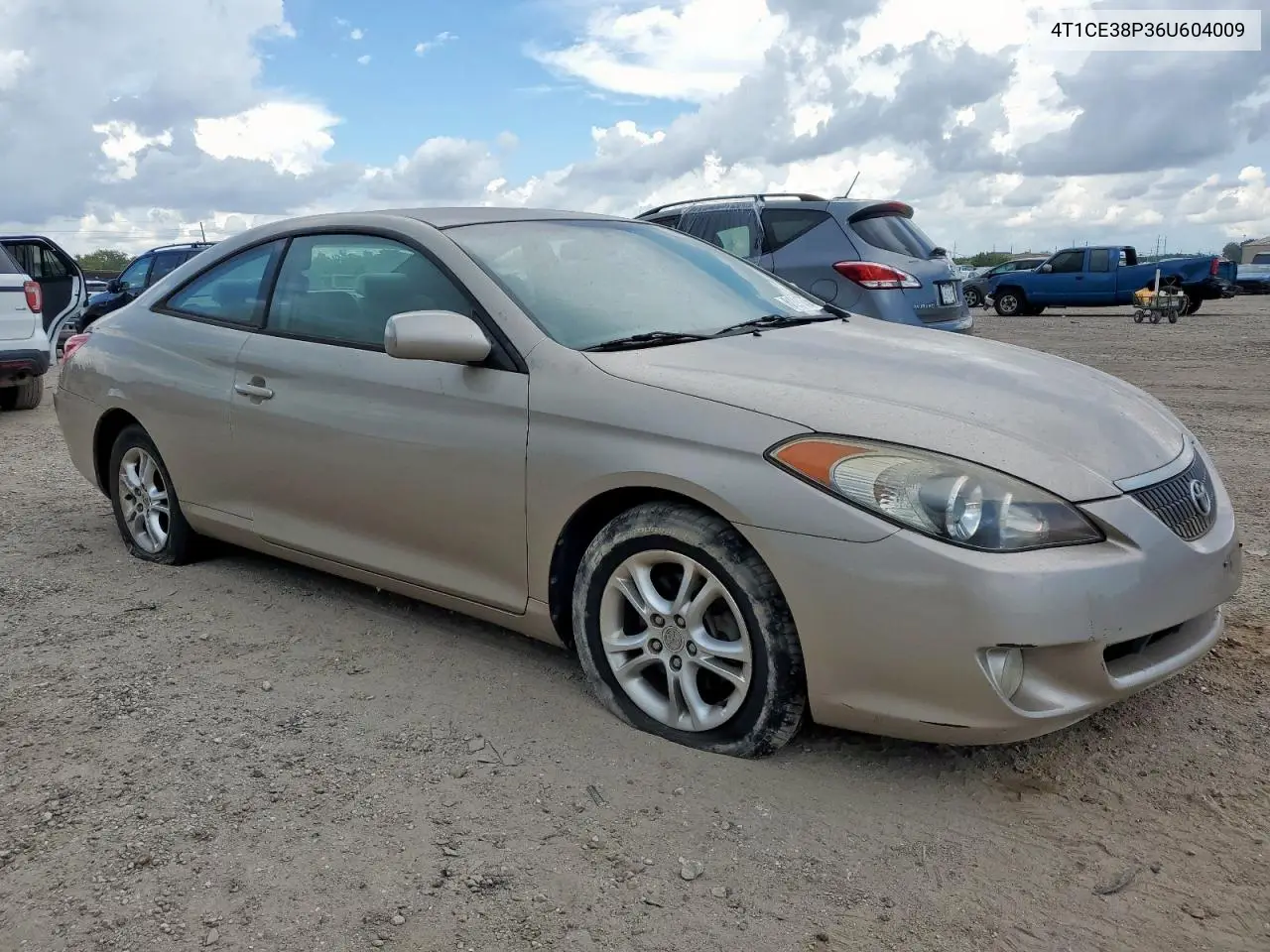 2006 Toyota Camry Solara Se VIN: 4T1CE38P36U604009 Lot: 61291675