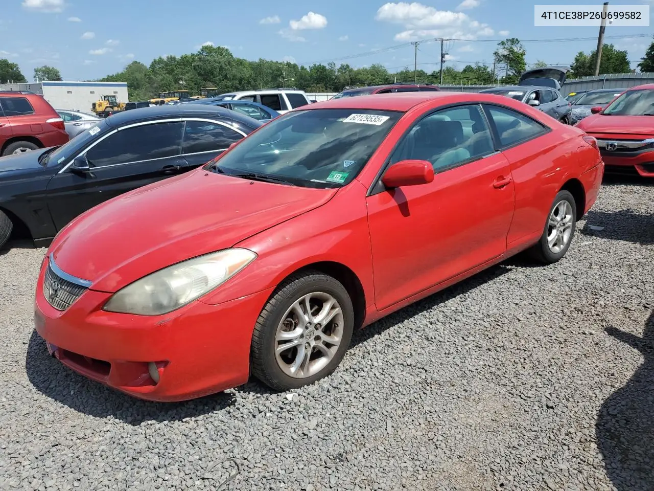 2006 Toyota Camry Solara Se VIN: 4T1CE38P26U699582 Lot: 62129535