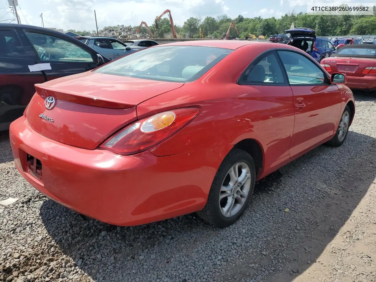 2006 Toyota Camry Solara Se VIN: 4T1CE38P26U699582 Lot: 62129535
