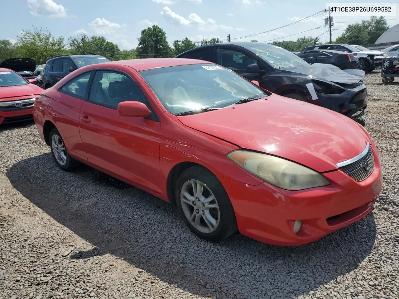 2006 Toyota Camry Solara Se VIN: 4T1CE38P26U699582 Lot: 62129535
